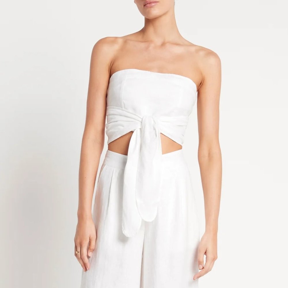 Faithfull the Brand Hulala Bodice in White